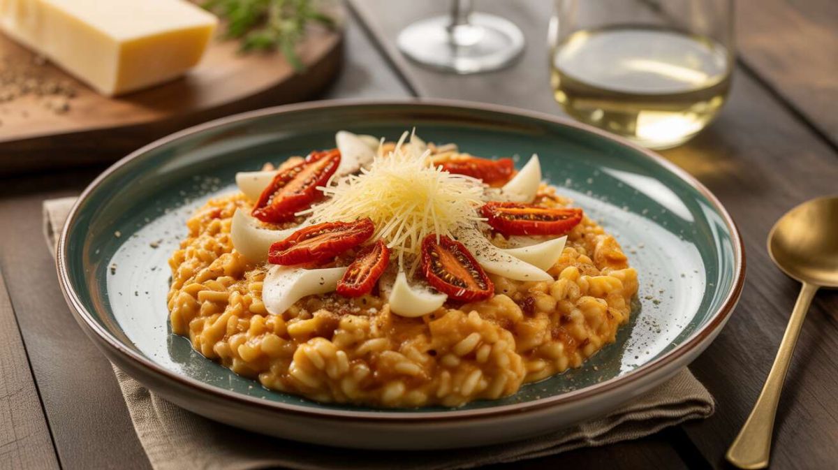 Risotto au Gouda et Tomates Séchées