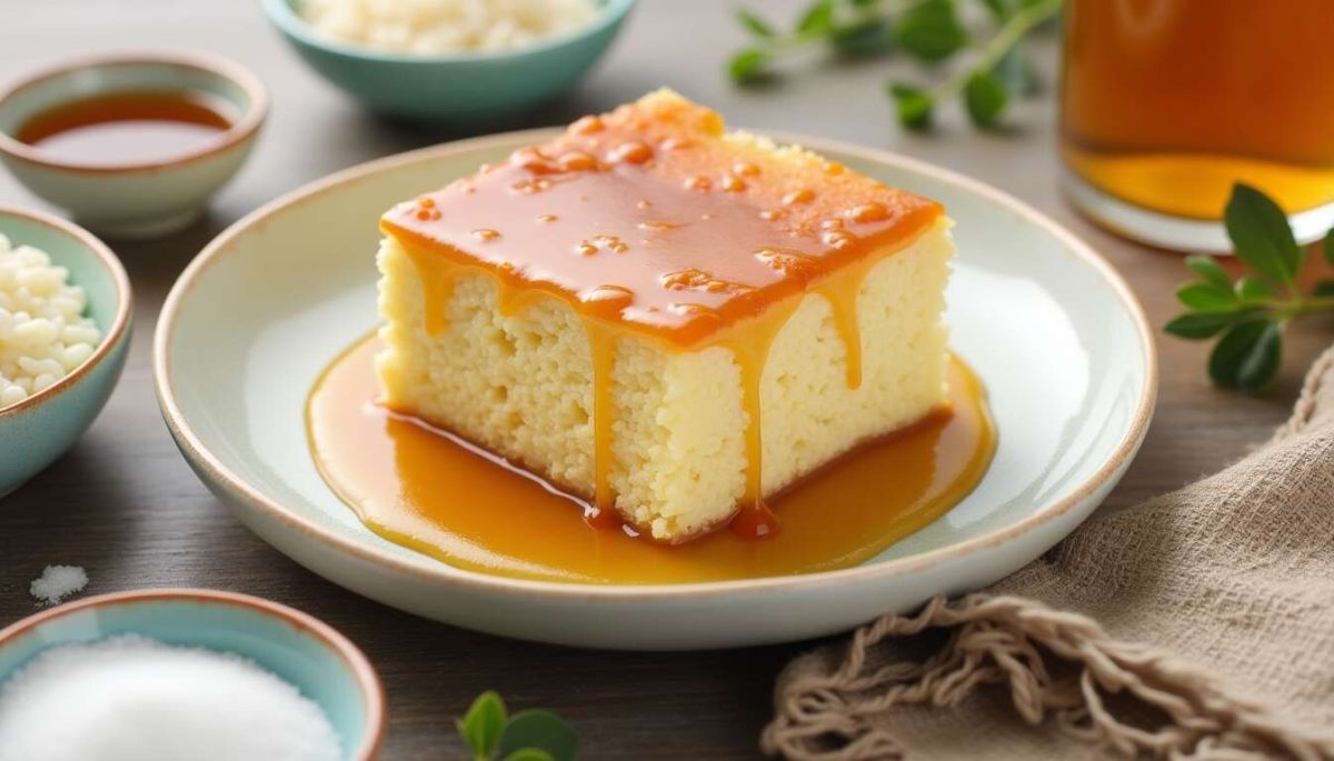 Le gâteau de riz au caramel, une douceur irrésistible