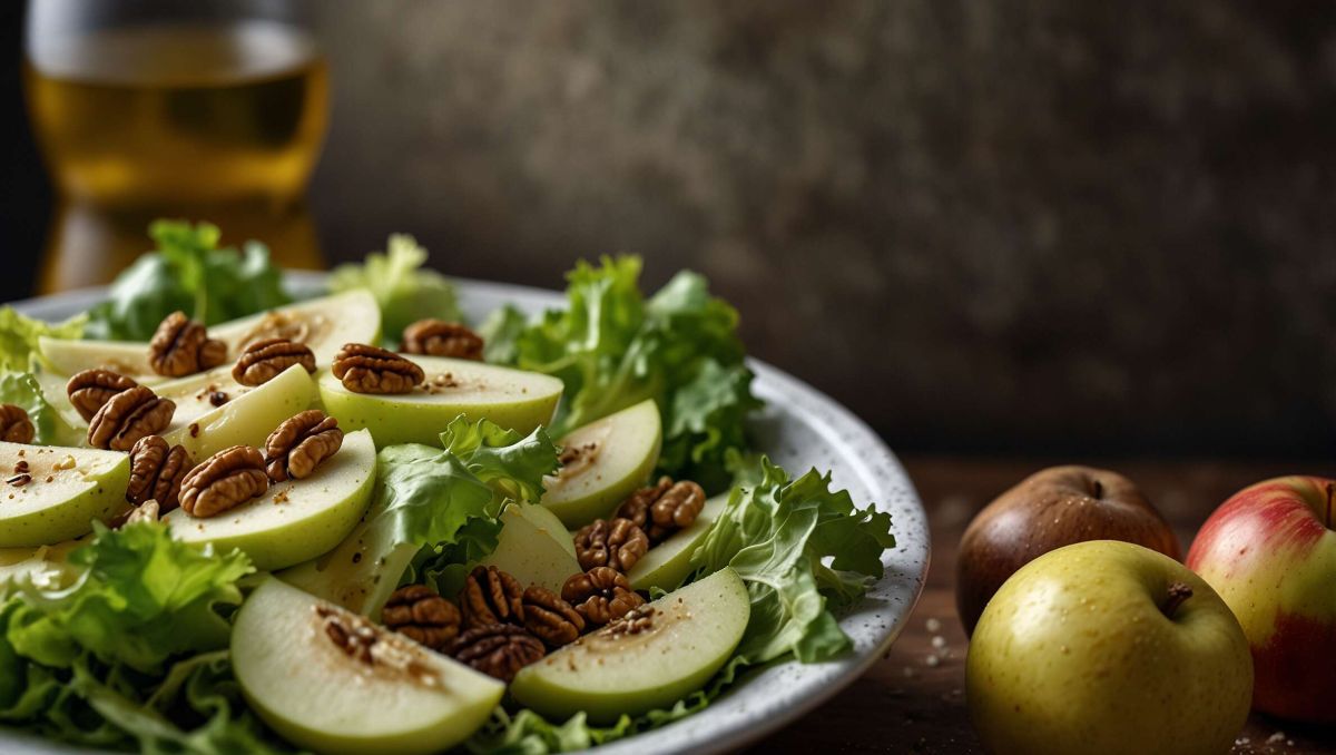 Une salade croquante et rafraîchissante : endives, pommes et noix