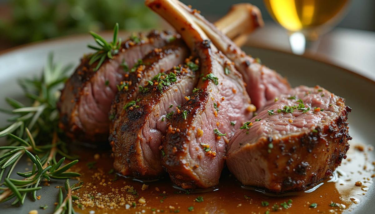 Éveillez vos sens avec un gigot d'agneau aux herbes sublimées