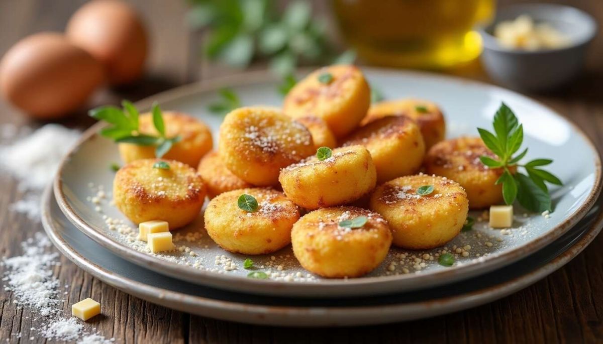 Des mini fromages panés à croquer
