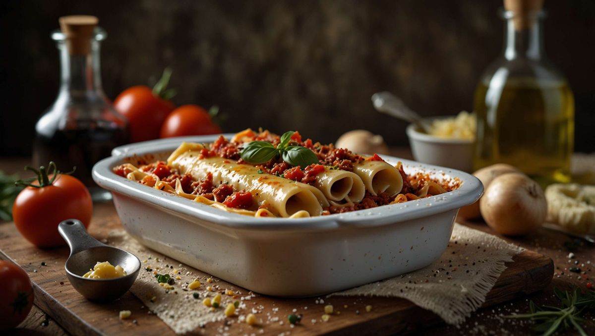 Découvrez la recette authentique des cannelloni farcis à la bolognaise