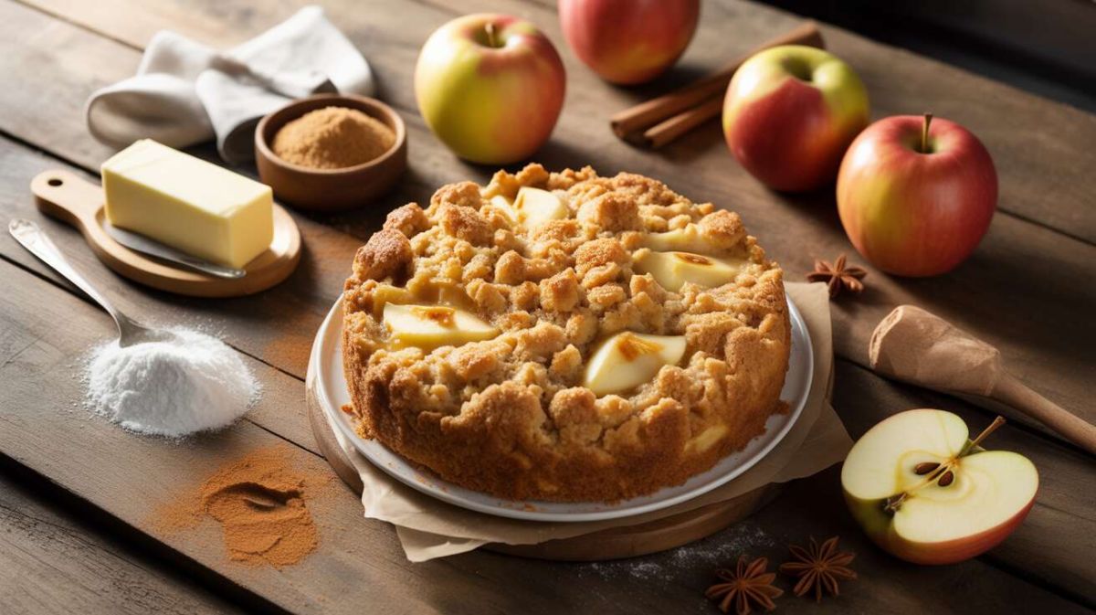 Crumble aux pommes express : un délice sucré prêt en un instant