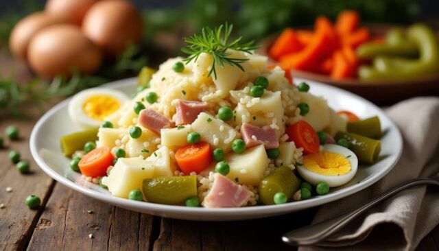 Plongée dans les délices de la salade russe : la recette incontournable