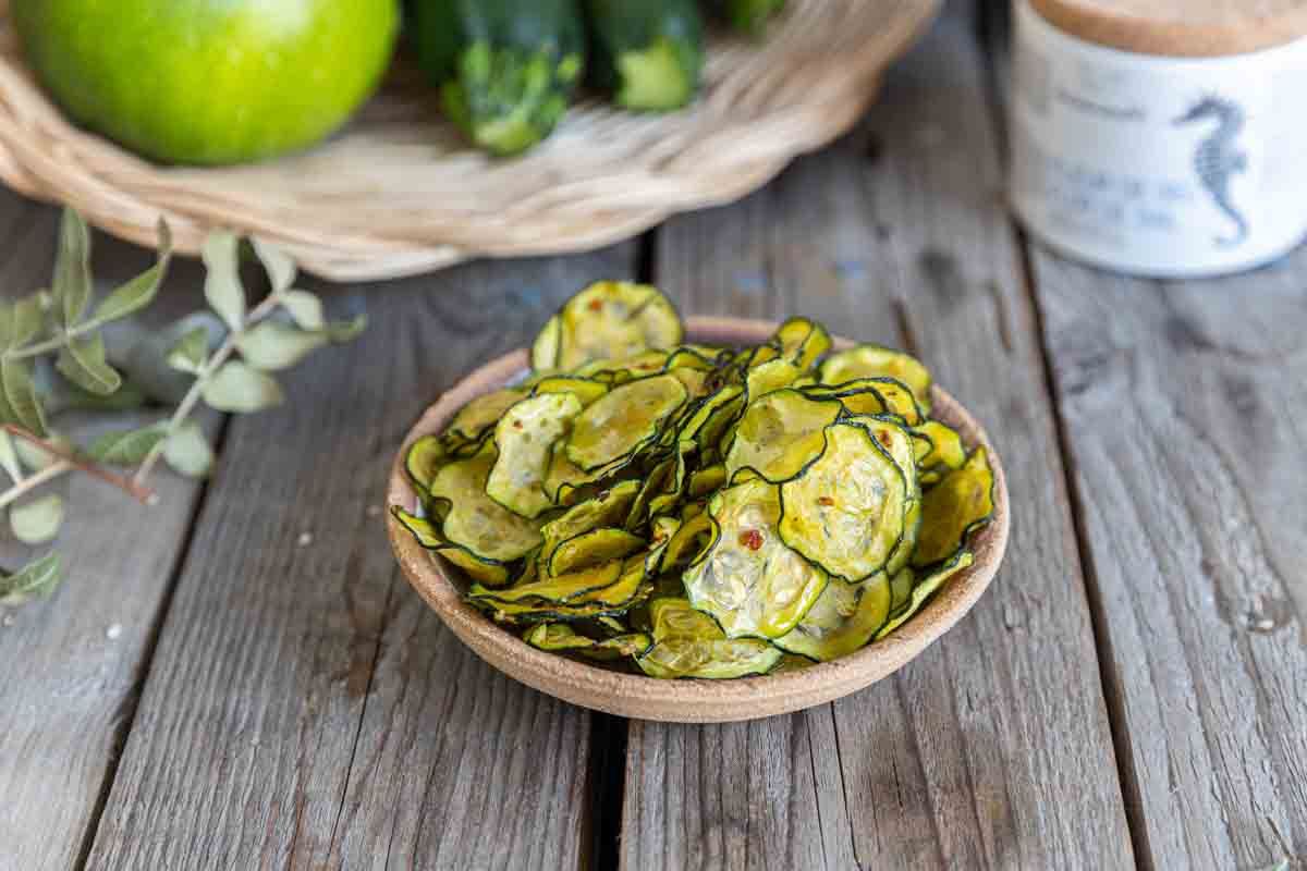 Chips de courgettes