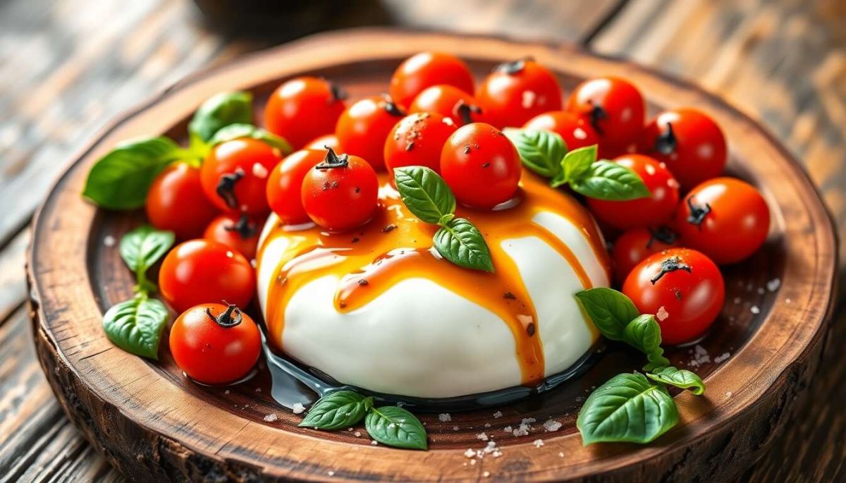 Burrata et tomates cerises : un délice estival à savourer