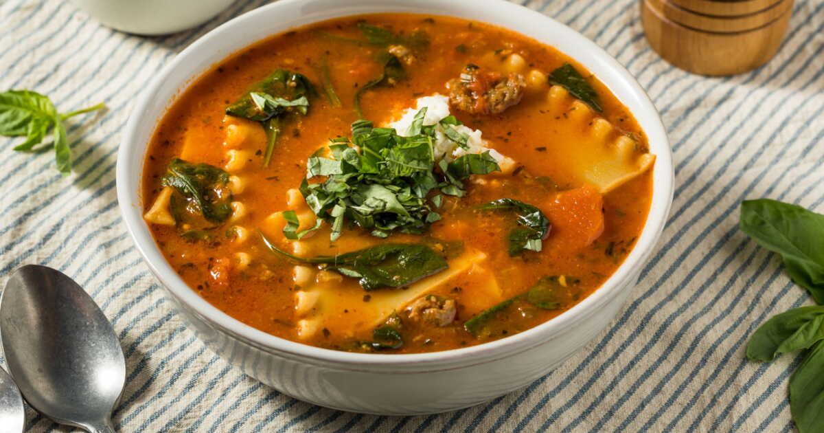 Découvrez la soupçon de lasagnes : un réconfort en bol