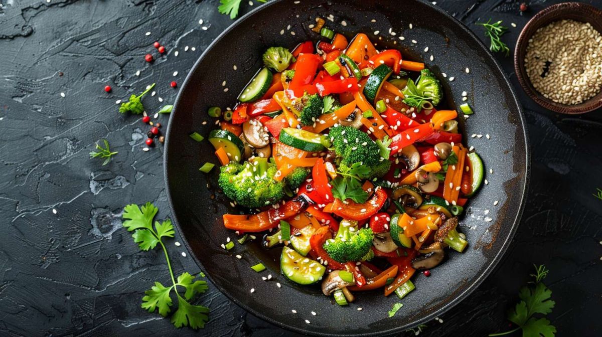 Plongez dans les saveurs asiatiques avec ce wok de légumes croquants