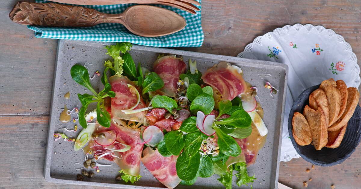 Salade de museau aux câpres