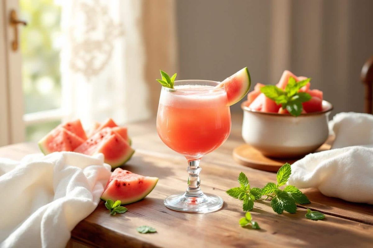 Le mocktail melon-pastèque : la fraîcheur estivale à savourer sans modération