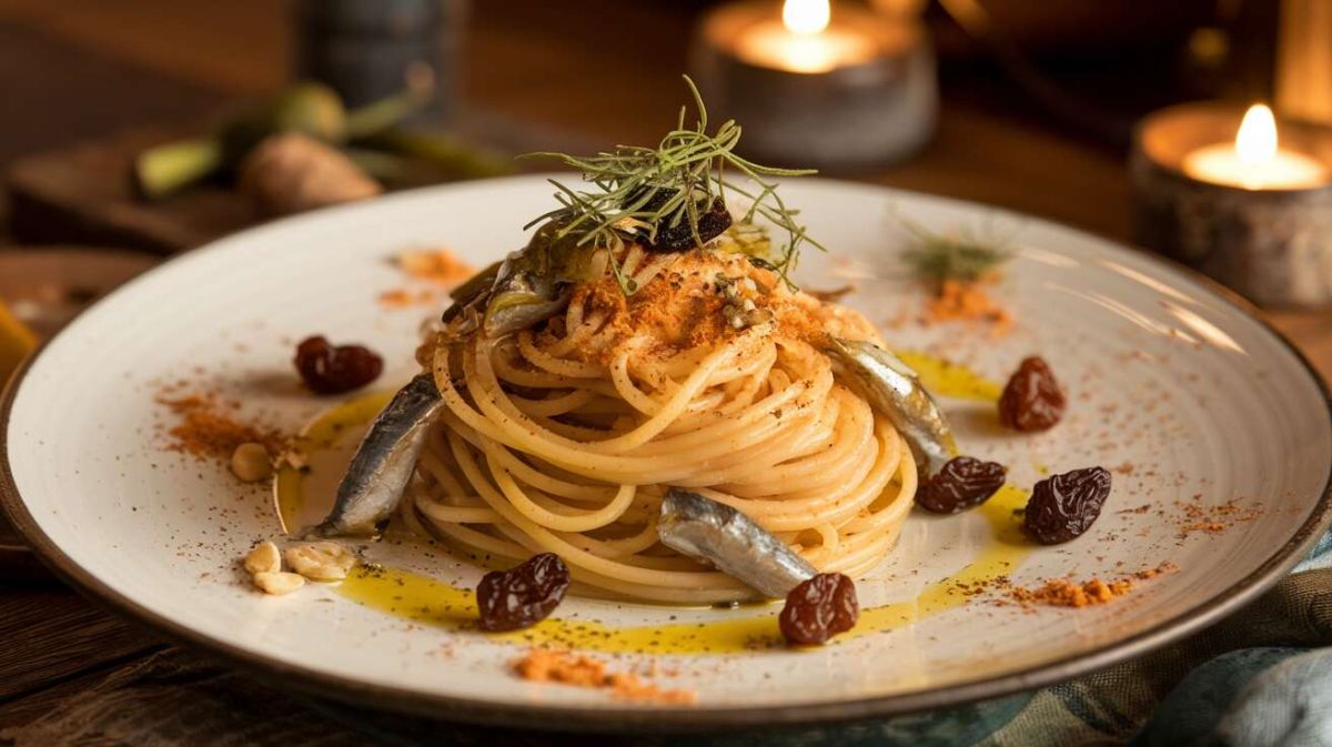 Découvrez la recette légère de spaghettini siciliens aux sardines en un clin d'œil