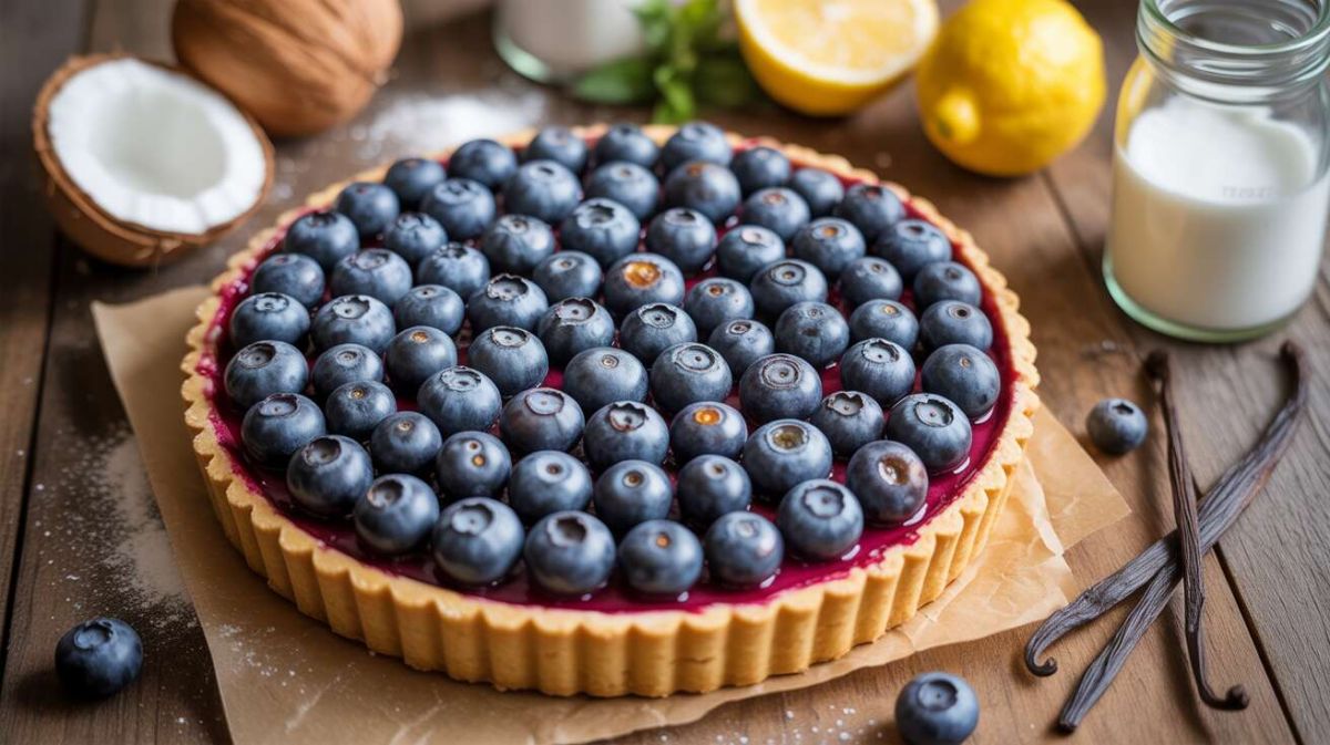 Découvrez la délicieuse tarte aux bleuets légère du Québec