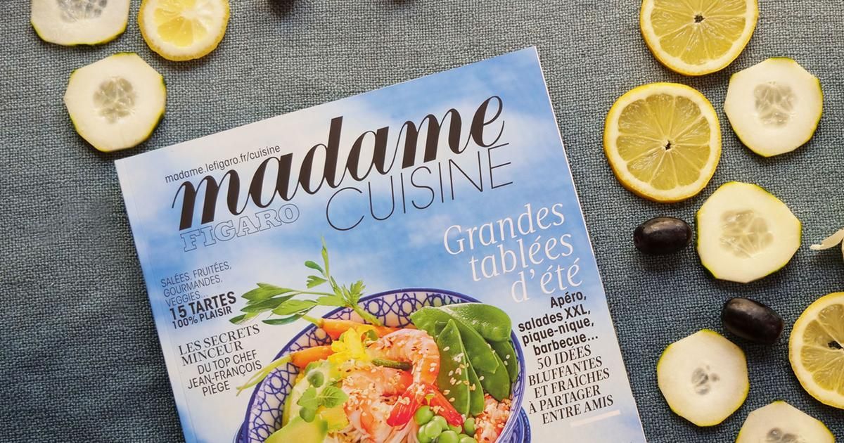 Madame Figaro Cuisine dévoile ses délices d'été en kiosque