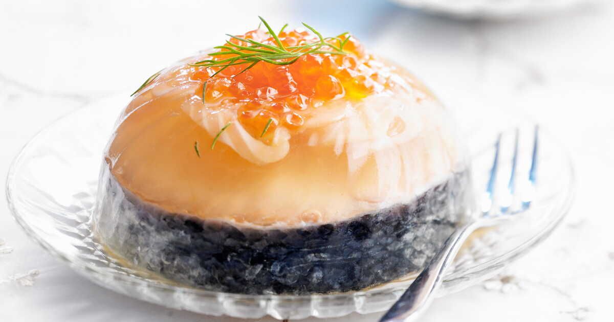 Une explosion de saveurs avec l'aspic aux trois saumons en gelée