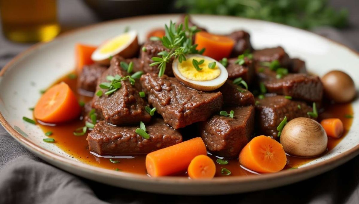 Découvrez le bœuf bourguignon sans vin : une recette savoureuse
