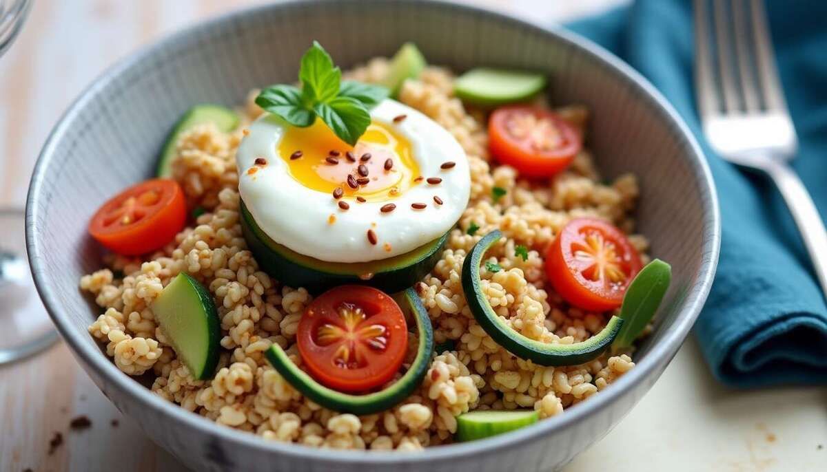 Porridge salé au four : une touche santé à savourer