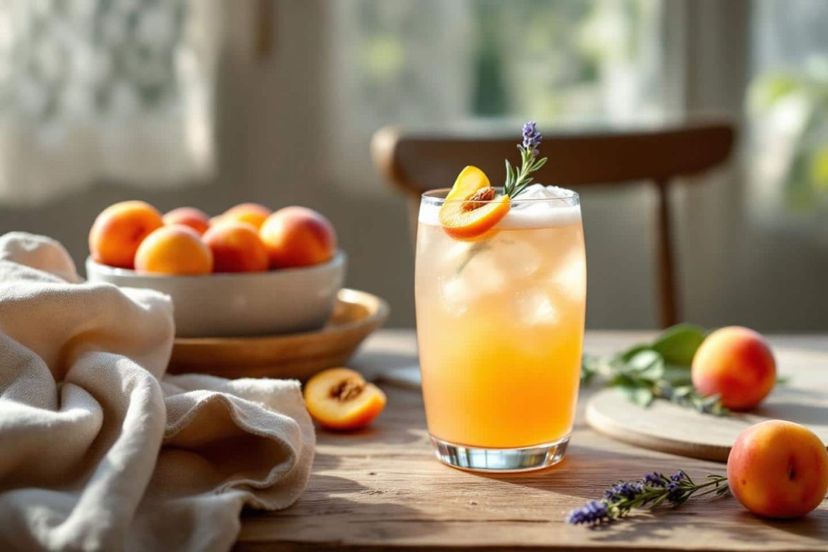 Un cocktail d'été à découvrir : la mule vodka abricot & lavande