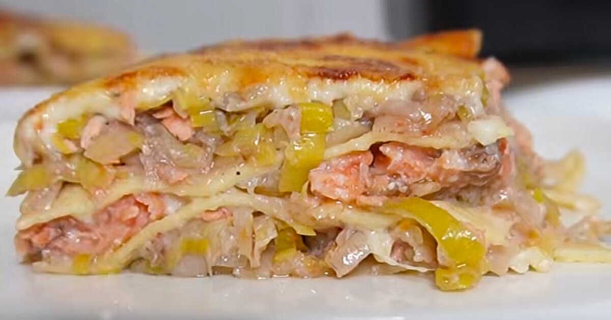 Réchauffez vos soirées avec des lasagnes au saumon et poireaux