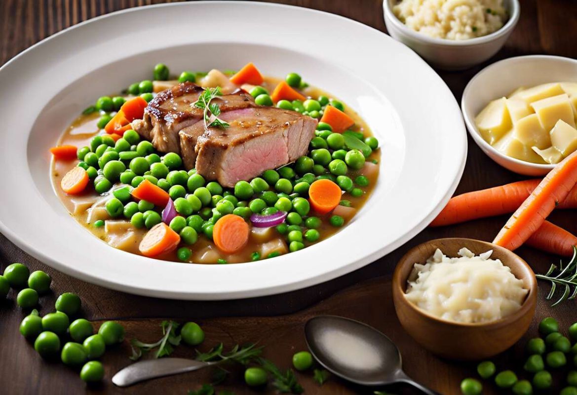 Sauté de veau aux petits pois et carottes : une recette printanière à savourer