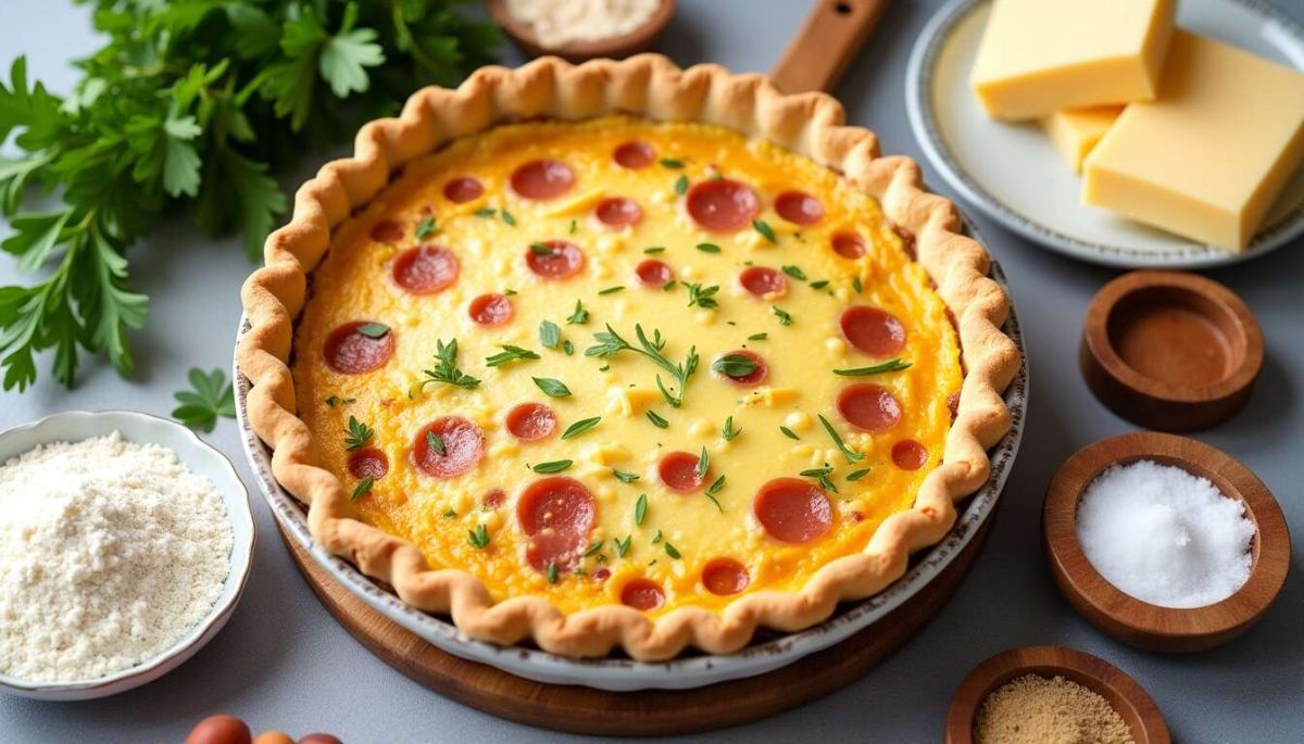 Une quiche sans pâte au jambon qui va vous séduire