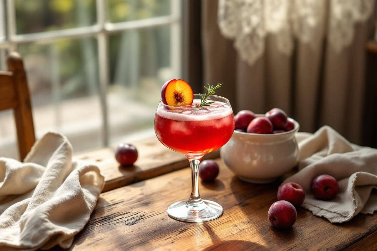 Osez la nouveauté avec le cocktail prune rouge et gin épicé