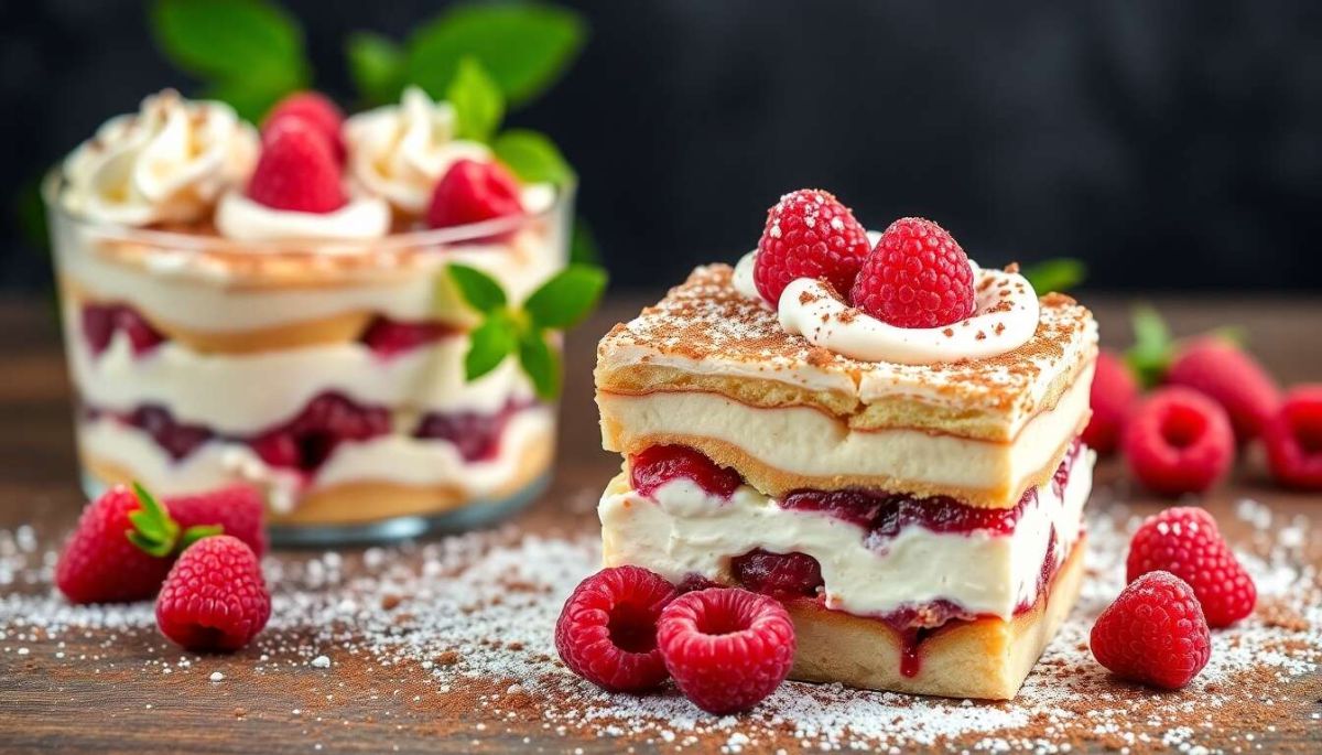 Tiramisu crémeux aux framboises : un dessert irrésistible à essayer