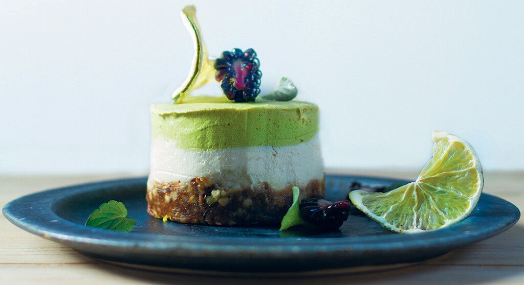 une touche de fraîcheur : cheesecake veggie au citron et kiwi
