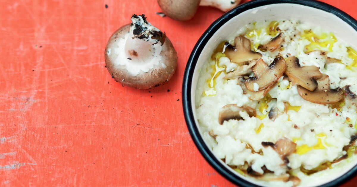 Risotto aux champignons de Paris