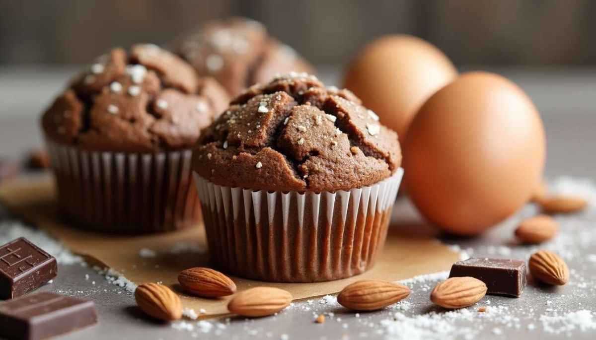 Muffins au chocolat et à l'amande : le délice facile à réaliser