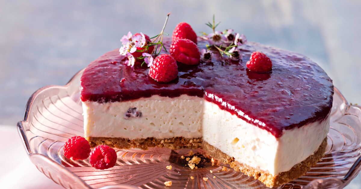 Cheesecake à la framboise