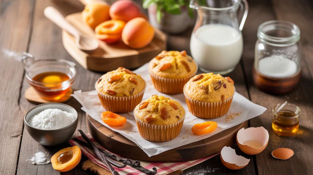 Muffins aux abricots : recette gourmande et saine