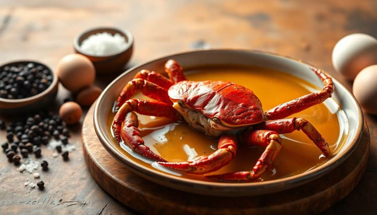Découvrez l'araignée de mer au court-bouillon, une recette délicate