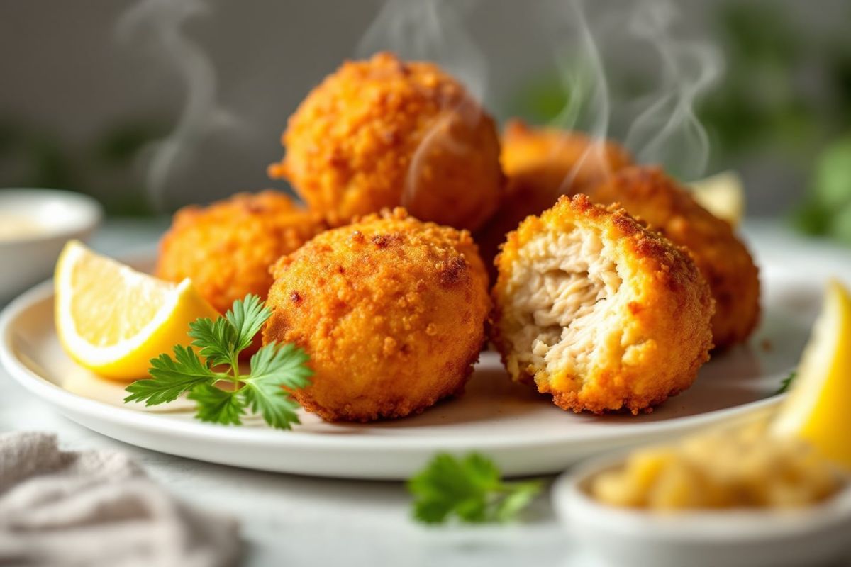 Des croquettes dorées aux restes de poulet rôti pour un régal facile