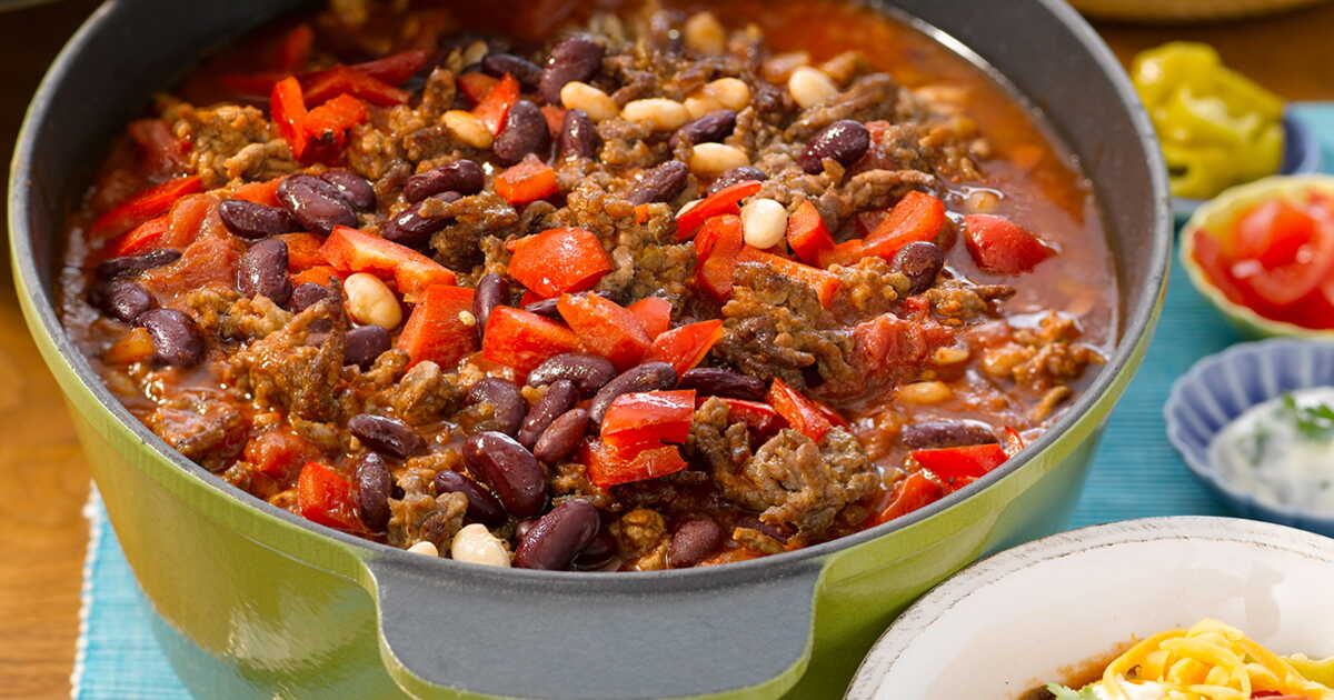 un délice réconfortant : le chili con carne aux deux haricots