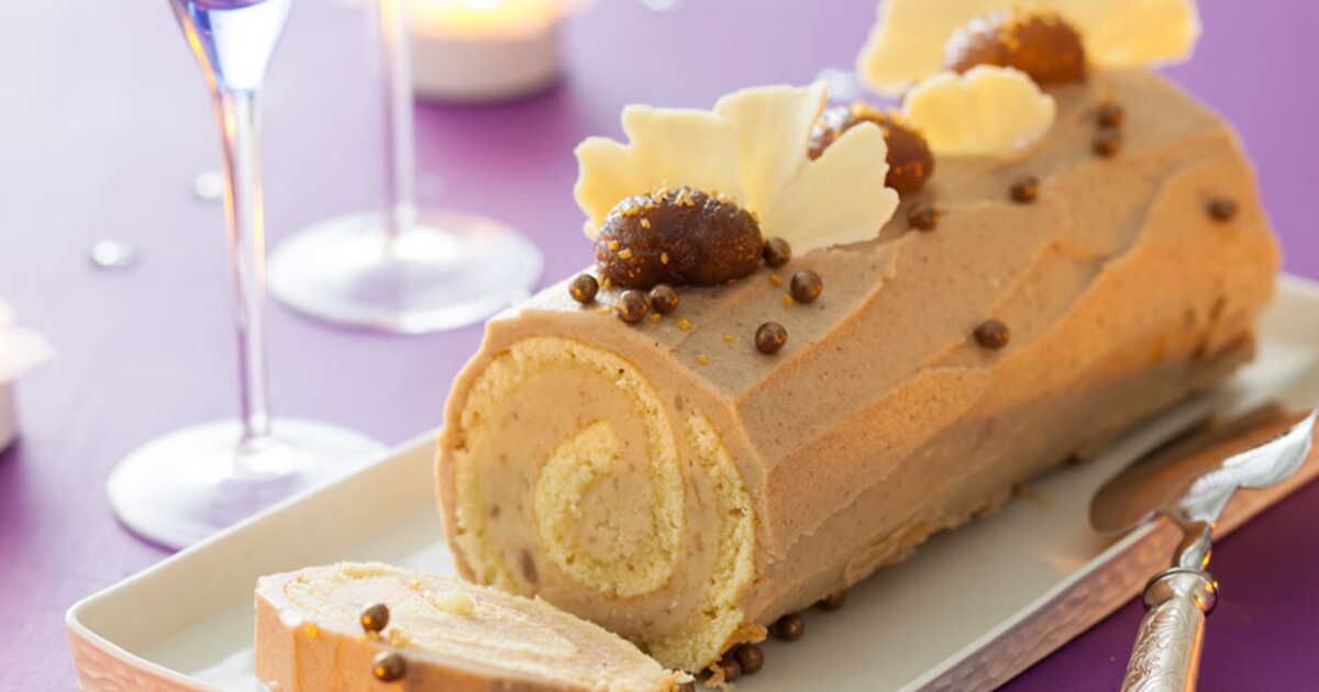 Un dessert automnal irrésistible : la bûche à la châtaigne