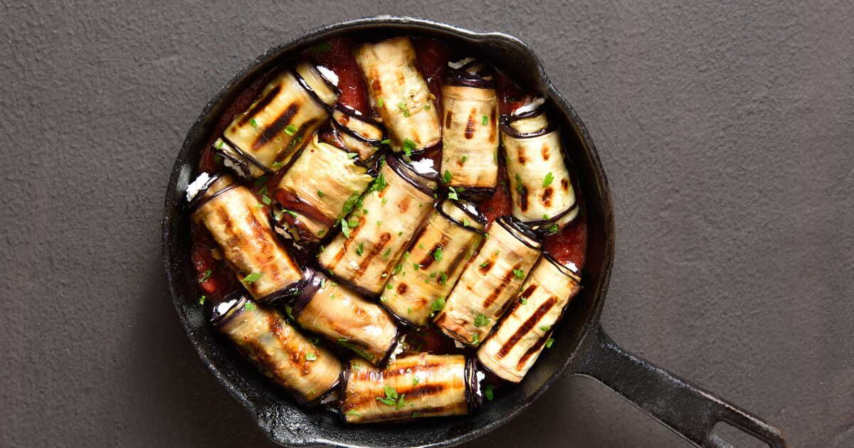 Des roulés d'aubergine qui vont vous faire craquer